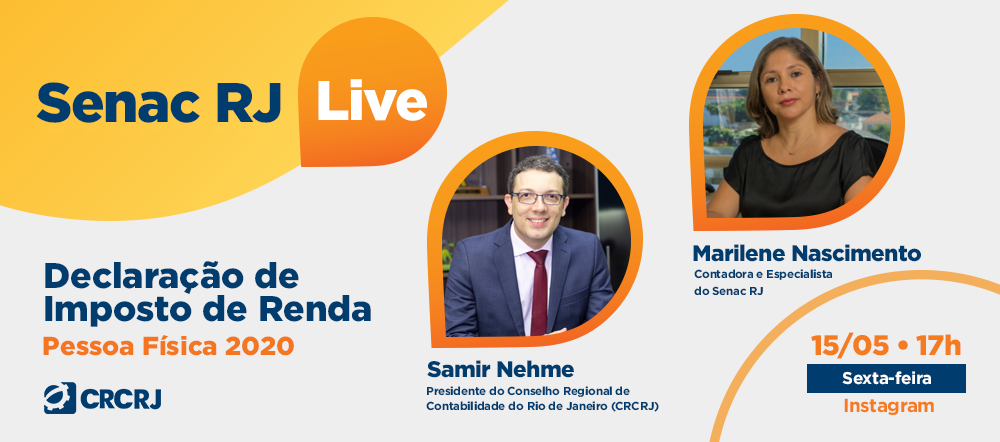 Senac RJ Live – Declaração de Imposto de Renda Pessoa Física 2020 1
