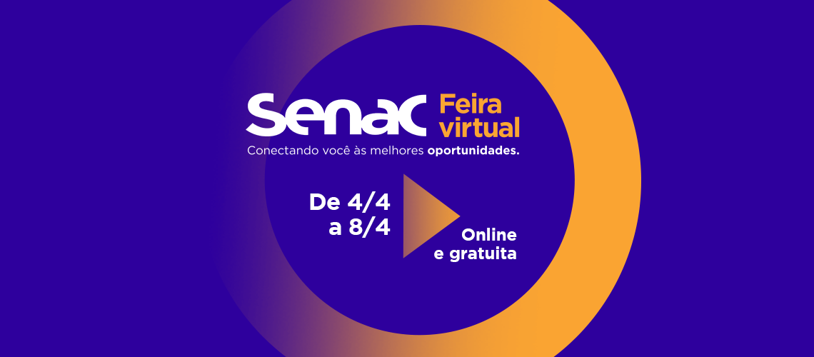 Feira Virtual Senac RJ oferece mais de 3 mil vagas de emprego e estágio
