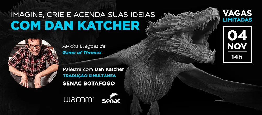 Wacom Academy com Dan Katcher, o pai dos dragões 1